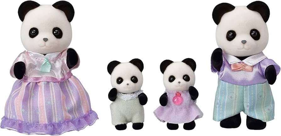Familia de Osos Panda - Sylvanian Families