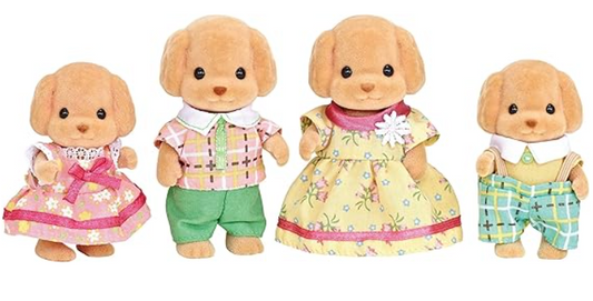 Familia Perros Toy Poodle - Sylvanian Families