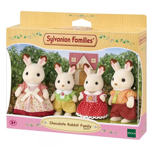 Familia de Conejos Chocolate - Sylvanian Families