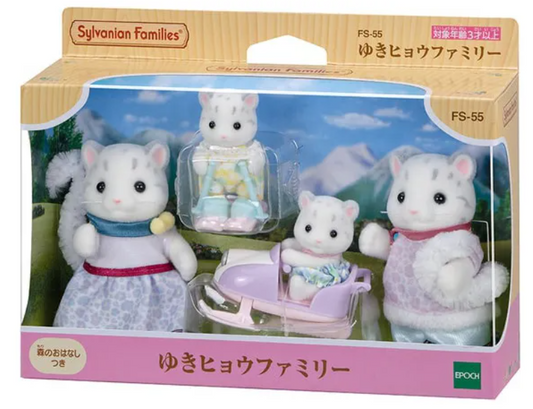 Familia de Leopardos de Nieve - Sylvanian Families